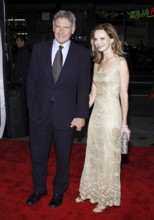 Calista Flockhart and Harrison Ford at the Los Angeles premiere of 'Extraordinary Measures' held at