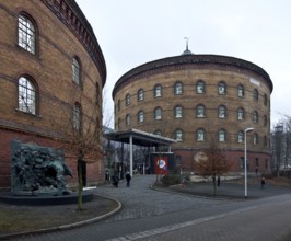 Four-storey gasometer, built in 1910 by Wilhelm Scharenberg, now PANOMETER, used for panoramas