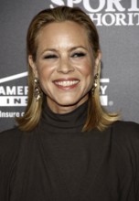 Maria Bello at the Los Angeles premiere of 'McFarland, USA' held at the El Capitan Theater in