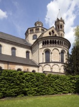 View of the cloverleaf choir from the south, St., Sankt, Saint