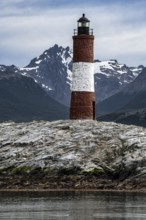 Lighthouse Les Eclaireurs, Beagle Channel, Ushuaia, Argentina, South America