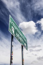 Extraterrestrial Highway sign, Nevada, USA, North America