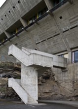 Le Corbusier, 1961 to 1965, outside staircase to the stadium