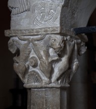 Italy Milan Milan Church of San Ambrogio 12th century Marble pulpit composed of Romanesque spolia