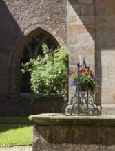 Cloister, Fountain, St., Saint, Saint