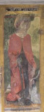 Fresco on a pillar: St James, St, Saint, Saint