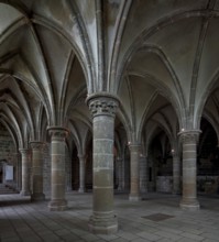 The WUNDERWERK, Knights' Hall around 1220, partial view to the south-east, St., Sankt, Saint