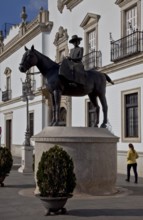 Seville, equestrian statue. Doña María de las Mercedes Christina Genara Isabel Luísa Carolina