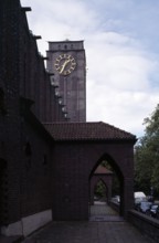 St Anton's parish church 1927 by Michael Kurz, exterior view from north-east, St, Sankt, Saint