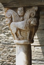 Capitals in the cloister, 12th century, St., Saint, Saint