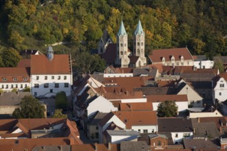 Town hall and town church, St., Sankt, Saint