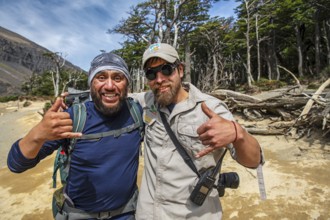 Mountain guide and ranger in Torres del Paine National Park, Patagonia, Chile, South America