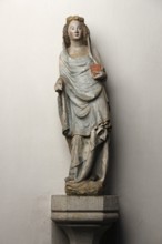 Gothic statue of the Virgin Mary in the choir, St., Sankt, Saint