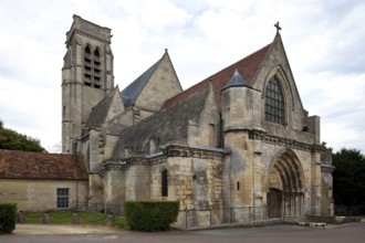 View from north-west, start of construction in the 12th century, St., Sankt, Saint