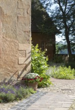 Herb garden between Abthaus and Infirmerie