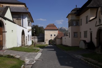 Spišská Kapitula (German: Zipser Kapitel, Hungarian: Szepeshely), street with canons' houses and