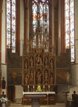 Carved altar, St., Saint, Saint