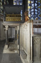 Choir, reliquary altar, rear building with passage under the shrines, St., Sankt, Saint