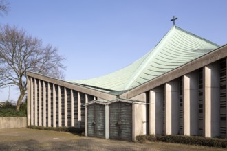 Church built in 1968 by Josef Lehmbrock, west side