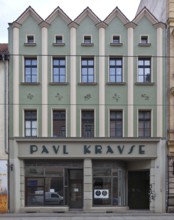 Halle an der Saale. Residential and commercial building at Geiststraße 39, built in 1870,