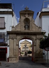 Cordoba, Franciscan church. Street portal with view of the west façade of the church, St., Sankt,