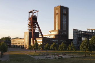 Nordsternpark, winding towers and facade of the boiler house