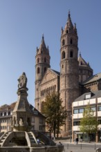 Worms, St Peter's Cathedral, view of the east end, crossing tower and north arm of the transept