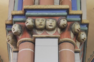 Late Romanesque capitals on the south side of the nave, St., Sankt, Saint