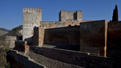 Alcazaba fortress, view from north-west