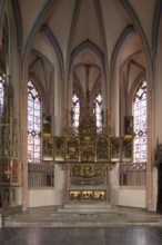 Choir with high altar from 1513, Antwerp from the workshop of Adrian van Overbeck and sacrament