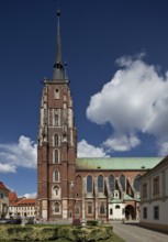 Construction began in 1241, towers and nave from the south, St., Sankt, Saint