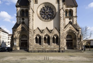 Built in 1902/1904 by Prof. Eduard Arnold, west façade, St., Sankt, Saint