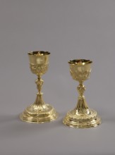 Two chalices, goldsmithing and textile art from the 16th to the 20th century, St., Sankt, Saint