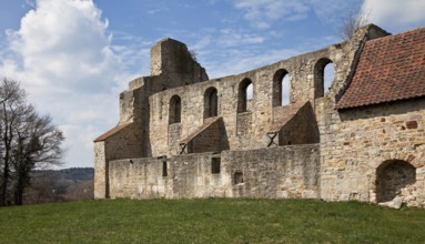 Walbeck (Aller), ruins of the former Benedictine collegiate church of St. Marien, view from