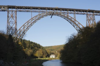 Germany's highest railway bridge 1893-1897, 107 metres high, 465 metres long