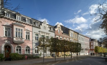 Krefeld, Wilhelminian style facades on Corneliusstrasse