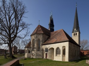 Groß Ammensleben, former monastery church. St Peter and Paul from east-northeast Pillar basilica