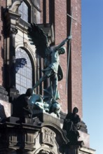 Archangel Michael above the main portal, St., Saint, Saint