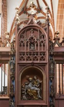 Chapel of Grace in the north-west corner of the church, altar with images of grace, St., Sankt,