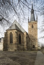 Luther city Eisleben St Annen Church View from east, St, Saint, Saint