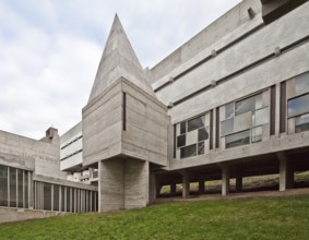 Éveux near Lyon, Sainte-Marie de La Tourette monastery, 1956-1960 by Le Corbusier, chapel in the