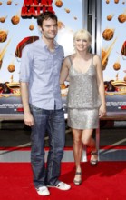 Bill Hader and Anna Faris at the Los Angeles premiere of 'Cloudy With A Chance Of Meatballs' held