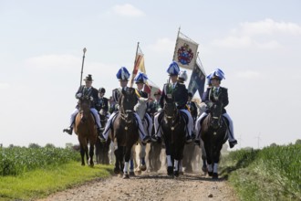 Equestrian procession on Ascension Day