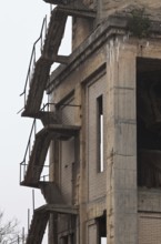 So-called BERZIT-TOWER for lignite drying, investment ruin from 1922