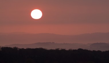 Eifel landscape, sunrise