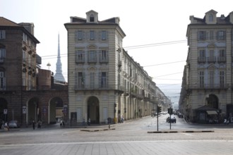 On the left, the tip of the Mole Antonelliana