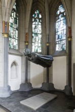 Northern choir chapel, floating angel by Ernst Barlach, St., Sankt, Saint