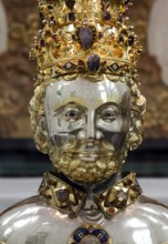 Cornelius Chapel, reliquary bust of St Cornelius, 14th century, St, Saint, Saint