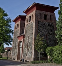 Cemetery portal, view from the west, built in 1790-92 by Johann Joachim bush, also the bell tower