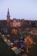 Christmas market in the castle park